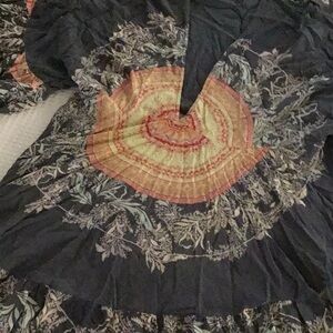 Bohemian Floral Tunic Top